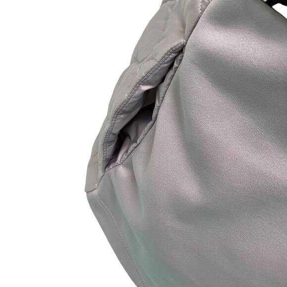 Nike Vest Sz M Aerolayer Puffer Fleece Gray Full Zip Running Athleisure Workout - Picture 9 of 12